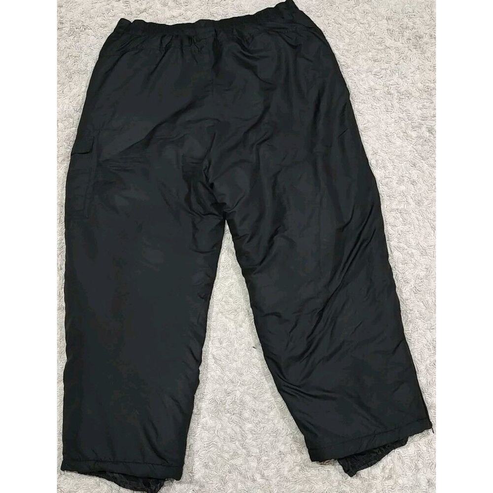 Men's Arctic Quest Insulated Ski & Snow Black Pants - XL